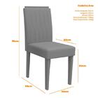 Mesa De Jantar Veneza 160x90 Com 6 Cadeiras Ana - Pr Móveis