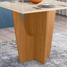 Mesa De Jantar Verônica E 4 Cadeiras H02 Nature/off/linho - M