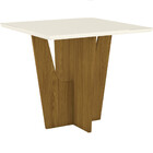 Mesa De Jantar Vértice 900mm Nature/off White