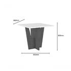 Mesa De Jantar Vértice 900mm Nature/off White