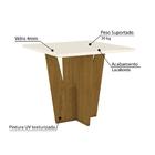 Mesa De Jantar Vértice 90cm 4 Cadeiras Vita - Nature/off Whi