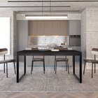 Mesa De Jantar Yon 160cm X90cm X77 Cm Preto