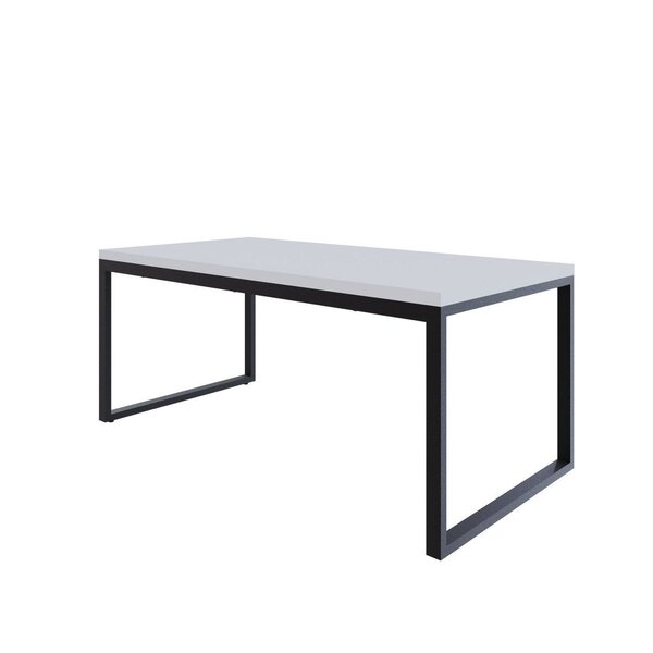 Mesa De Jantar Yon 200cmx90cmx77 Cm Branco/preto