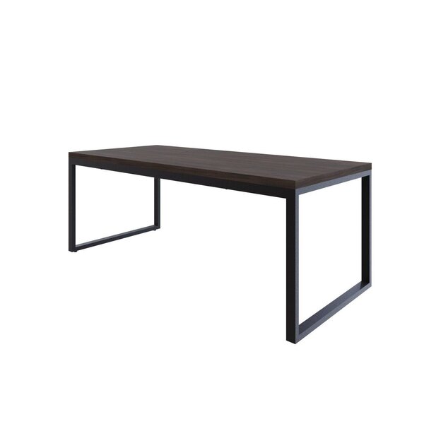 Mesa De Jantar Yon 200cmx90cmx77 Cm Terracota/preto