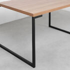 Mesa De Jantar Yuma Tampo Carvalho - 1 35m X 90cm