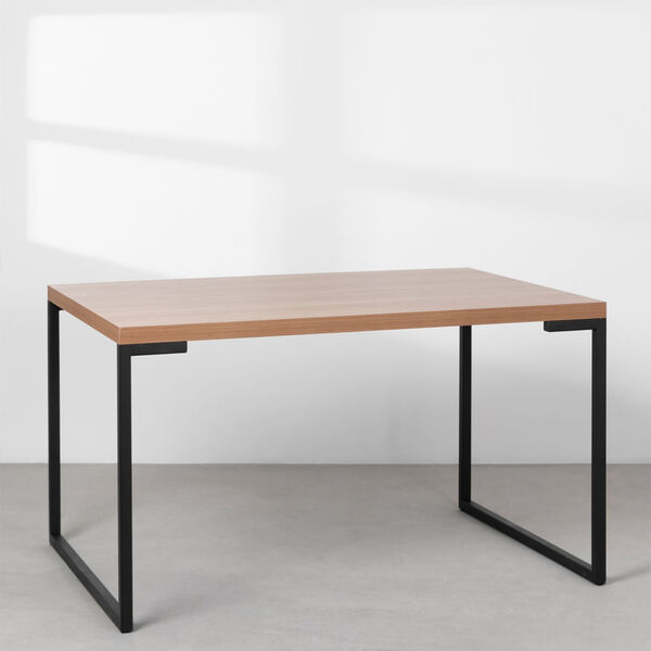 Mesa De Jantar Yuma Tampo Carvalho - 1 60m X 90cm