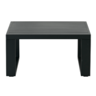 Mesa para Jardim Athena 4 Lugares Quadrada 45x89,5x89,5cm de Alumínio Cinza Naterial