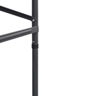 Mesa para Jardim Dobrável Caxia 4 Lugares Retangular 74x60x124cm Aço Branco Plicosa