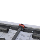 Mesa para Jardim Dobrável Caxia 4 Lugares Retangular 74x60x124cm Aço Branco Plicosa