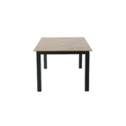 Mesa para Jardim Clara 6 a 8 Lugares Retangular 74x100x200cm de Alumínio Cinza Naterial