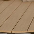 Mesa para Jardim Clara 6 Lugares Redonda 74x140x140cm de Alumínio Cinza Naterial