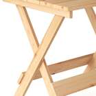 Mesa De Jardim Dobrável Quadrada Michele Bege