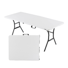 Mesa de Jardim Dobrvel em Resina 737x183x762cm Branca Maleta Bertioga