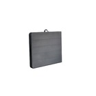 Mesa de Jardim Dobrável Retangular 6 Lugares em Aço 74x180x74cm Cinza Plicosa