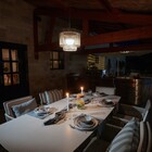 Mesa para Jardim Hydra 6 Lugares Oval 75x200x100cm de Alumínio Cinza Naterial