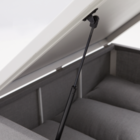 Mesa para Jardim Neptune 4 Lugares Quadrada 44x91,5x91,5cm de Alumínio Cinza e Branco Naterial