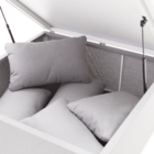 Mesa para Jardim Neptune 4 Lugares Quadrada 44x91,5x91,5cm de Alumínio Cinza e Branco Naterial