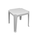 Mesa de Jardim Quadrado 4 Lugares em Plástico 45x45cm Gelo Antares