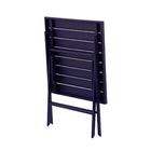 Mesa para Jardim Dobrável Xara II 2 Lugares Quadrada 74x71x74cm de Alumínio Azul Naterial