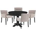 Mesa De Jogos Carteado Redonda Victoria Tampo Reversível Pret