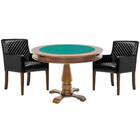 Mesa De Jogos Carteado Victoria Redonda Tampo Reversível Amên