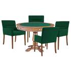 Mesa De Jogos Carteado Victoria Redonda Tampo Reversível Amên