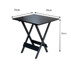 Mesa De Madeira 70x70 Preto