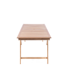 Mesa de Madeira Dobrável Garden 75x90x235cm Marrom Tramontina