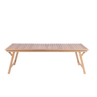 Mesa de Madeira Dobrável Garden 75x90x235cm Marrom Tramontina