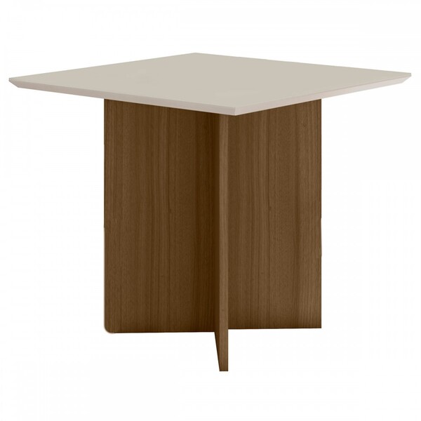Mesa De Madeira Helo Carvalho/off White J00371 - Poliman Móve