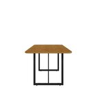 Mesa De Madeira Imperatriz Preto/nature - Art Panta