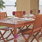 Mesa De Madeira Jatoba Retangular Fitt Eco Blindage 1540x860x