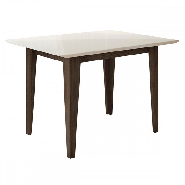 Mesa De Madeira Kate Com Vidro Carvalho/grafite/preto J00379