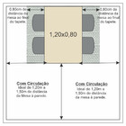 Mesa De Madeira Lottus 120cm Com Vidro Prêmio/off White - Lj