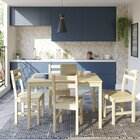 Mesa De Madeira Maciça Com 4 Cadeiras Mandacaru Cabecasa Made