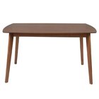 Mesa De Madeira Maciça E Mdf L135 X P 90 X Alt 77 Linea Natur