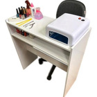 Mesa De Madeira Para Manicure De Chão