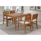 Mesa De Madeira Tampo Mdf 120cm Angra Casa E Jardim Móveis Ve