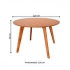 Mesa De Madeira Vip Mel - Parma Móveis