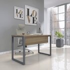 Mesa De Madeira X M134/60p25 134cm Industrial Naturalle E Gra