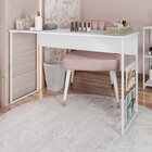 Mesa De Manicure 120cm Steel  Branco