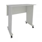 Mesa De Manicure Diamante Dobrável Com Rodízio Branco - Pnr M