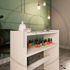 Mesa De Manicure Porta Esmaltes Aparador Auxiliar