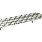 Mesa De Parede Dobrável 130x46cm - Cor Napoli