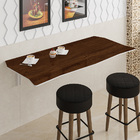 Mesa De Parede Dobrável 68x46cm - Cor Carvalho