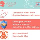 Mesa De Parede Dobrável 68x46cm - Cor Gelecos