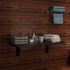 Mesa De Parede Dobrável 90x40cm Multiuso Moderna Arredondada