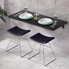 Mesa De Parede Dobravel Supensa Com Suporte 90x38