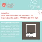 Mesa De Parede Office Dobrável 130cm - Cor  Brown Granite