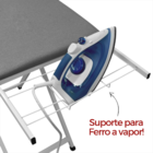 Mesa De Passar Suprema Extra - Branco/prata